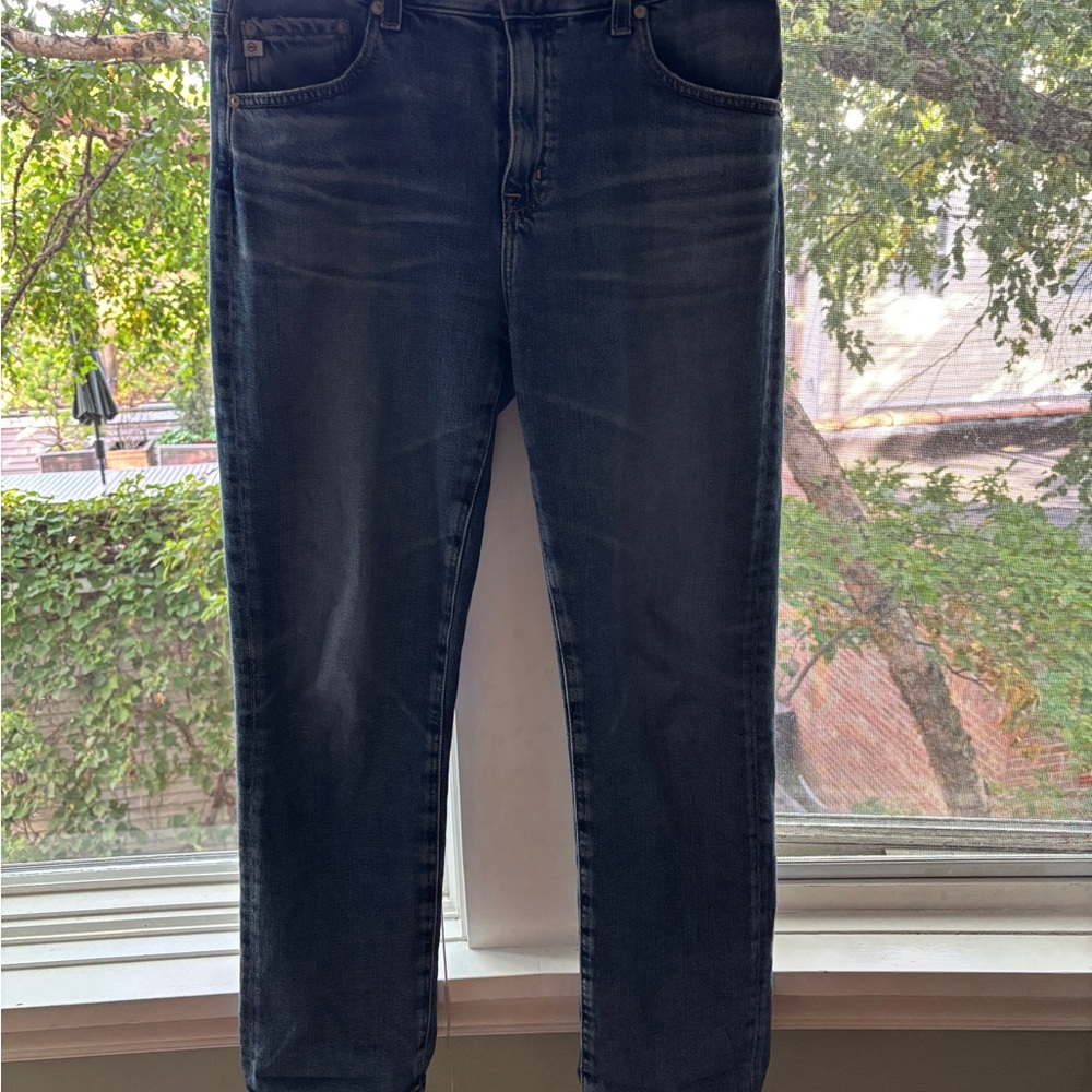AG Adriano Goldschmied Midnight Blue Boyfriend Jeans